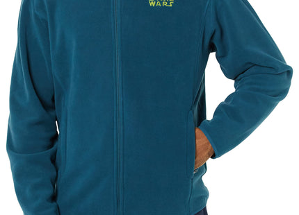 Amazon Essentials Disney | Marvel | Star Wars Men's Polar Fleece Full-Zip Mock Insulated Outerwear Jackets, Star Wars Logo, Medium