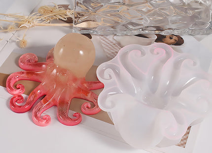 Octopus Resin Casting Mold - Animal Candle Mold for Home Decor & Candle Making