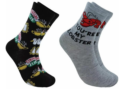 Hyp Friends You're My Lobster Juniors/Womens 2 Pair Socks Size 4-10