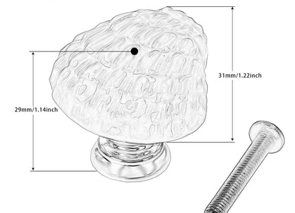 Ceramic Seashell Nautical Cabinet Knobs for Kitchen Drawer, 12 Pack, Blue