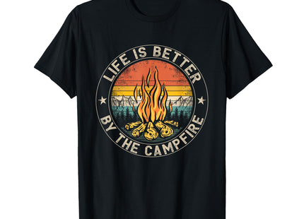 Life is Better by The Campfire Camping Campfire T-Shirt