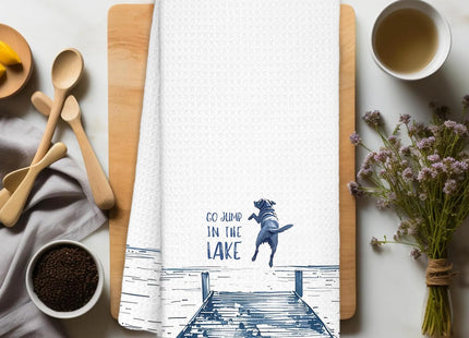 KRHFG Lake House Decor Dish Towels,Lake House Gifts,16x24 Inch