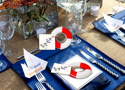 50 PCS Nautical Bottle Opener, Lifesaver Wedding Party Favors for Guests