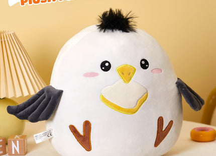 Houwsbaby 12'' Seagull Soft Plush Pillow Seagull Stuffed Animal Plush Toy for Kids Boys Girls