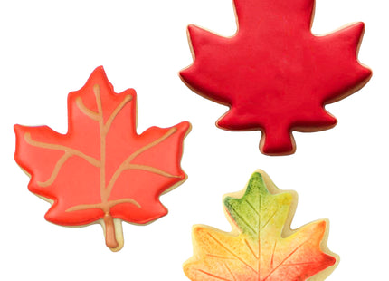 Ann Clark Maple Leaves Cookie Cutter Set of 3, Made in USA