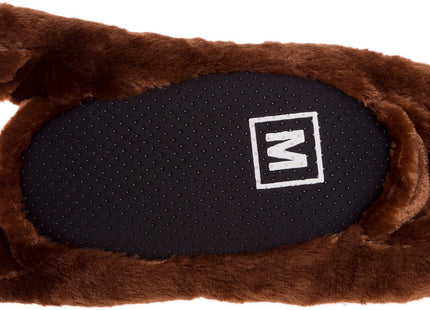 Wishpets Adult Medium Brown Moose Slippers