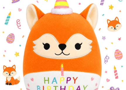 Fox Plush Toy - 10inch Cute Birthday Stuffed Animal Fox Plush Pillow