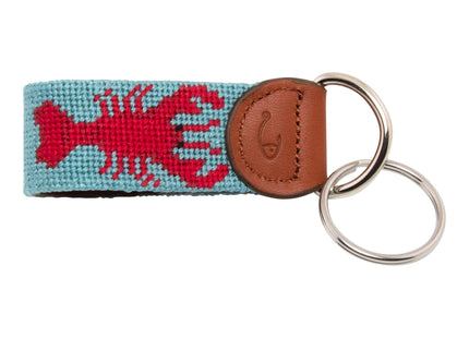 Huck Venture Lobster Needlepoint Key Fob & Keychain (Lobster)