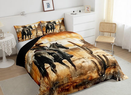 Erosebridal Western Cowboy Bedding Set Twin Size for Kids Boys