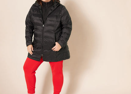 Amazon Essentials Women's Lightweight Water-Resistant Packable Puffer Coat Outerwear, -black, Large