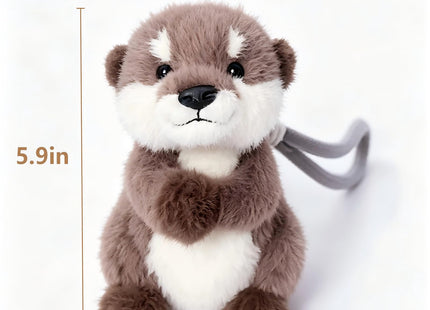 OROZCOR Plush Keychain Cute Otter Keychains for Backpacks