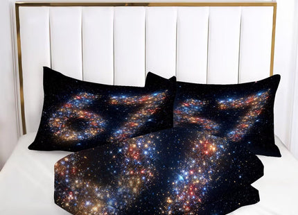 kxry Christmas Bedding Set Merry Xmas Comforter for Girls Boys Kids Snowflake Pine Tree Bells Quilt Duvet Cover Comforter + Pillow Case