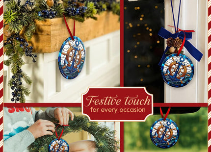 KILYHOME Anchor Nautical Christmas Ornament 2026