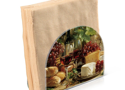 Xmycdz Autumn Wine Napkin Holder for Table Chees Acrylic Tissue Dispenser