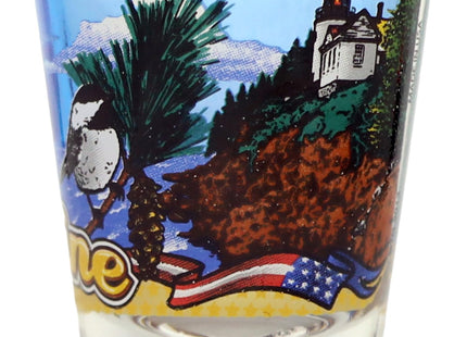 Maine State Wraparound Shot Glass