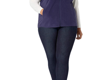 Amazon Essentials Women's Classic-Fit Sleeveless Polar Soft Fleece Vest with Zip Pockets (Available in Plus Size), Navy, X-Large