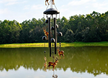 Christmas Deer Wind Chimes for Outside,Metal Chimes,Deer Gifts for Women