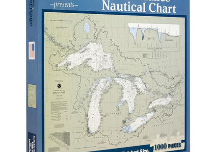 Heritage Puzzle Great Lakes Nautical Chart 1000 Pieces