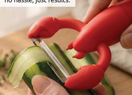 OTOTO Clawy Lobster Vegetable Peeler – Funny Potato Peeler, Ergonomic Veggie Peeler, Sharp Stainless Steel Blade, Peelers for Kitchen, Cute Kitchen Gadgets