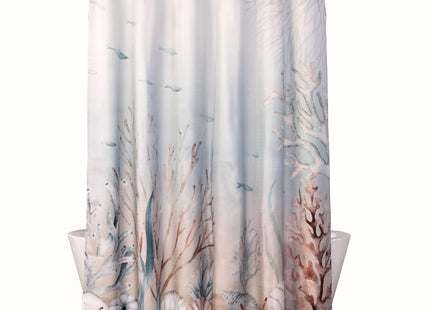 SKL Home Coastal Curacao Shower Curtain, Pastels
