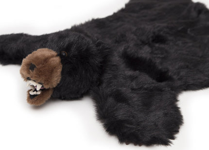 Carstens Plush Black Bear Kids Animal Rug Large