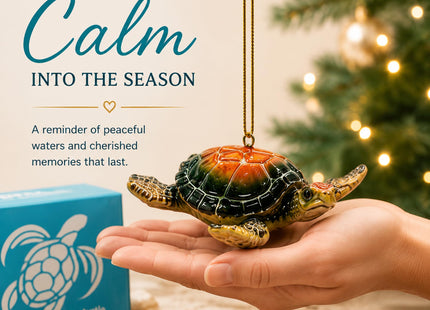 Sea Turtle Christmas Ornament for Tree