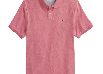 vineyard vines Men's Edgartown Short Sleeve Pique Polo, Lobster Reef, L