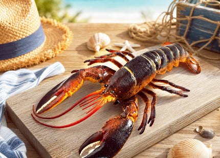 Hiawbon 13 Inch Realistic Lobster Figurine Plastic Lobster