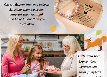 FYUKISS Fox, Fox Gifts for Girls, Fox Jewelry Bracelet Women