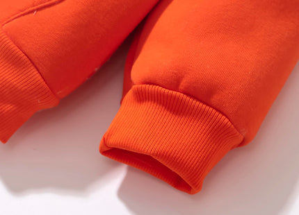 HUAER& Baby Boys' Cotton Cartoon Fox Zip Front Jacket Hoodie Sweatshirt(1-2T fox 2