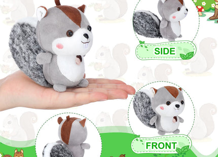 Sosation 6 Pcs Squirrel Stuffed Animal Funny Squirrel Lovers Gifts