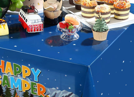 Tegeme 3 Pieces Camping Tablecloth Campfire Party Table Cover