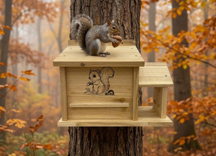 MrHN Squirrel House - Squirrel Houses for Outside Nesting