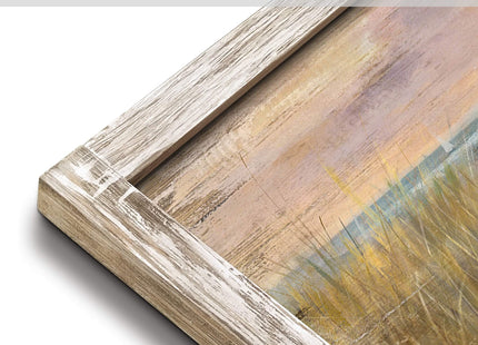 Beach Pictures for Wall for Bedroom Heavy Texture Boat Painting Framed Wooden Sailboat Wall Art Beach Theme Seaside Painting Artwork(48x24)