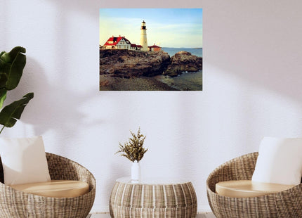 Impact Posters Gallery Portland Maine Head Lighthouse Scenic Landscape Nature Wall Decor Art Print Poster (16x20)