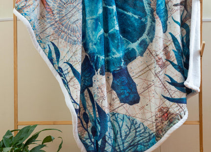 Sviuse Sea Turtle Blanket Ocean Turtle Themed Gifts Turtles Decor 50"x60"