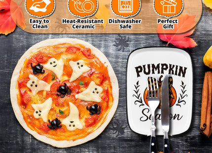 Pumpkin Ceramic Spoon Rest for Kitchen Stove Top Counter