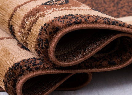 CHAMPION RUGS Lodge Cabin Country Western Theme Cowboy Boots Area Rug (3 Feet 10 Inch X 5 Feet 2 Inch)