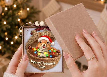Squirrel Ornament - Squirrel Gifts for Lovers Women Men, Animals Ornaments
