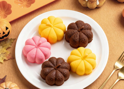 Pumpkin Cake Molds Silicone 3D Pumpkin Cake Cupcake Pan Fall Candy Molds