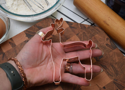 Reindeer Cookie Cutter 5 Inch Handcrafted in USA
