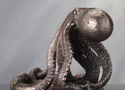Veronese Design 4 3/8 Inch Octopus Tentacle Cell Phone Holder Desk Stand Sculptural Display Station Nautical Home Decor Steampunk Statue