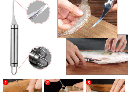 Seafood Tools Set Includes 4 Crab Crackers 6 Seafood Fork 6 Lobster Crackers 1 Seafood Scissors 1 Oyster Knife 1 Shrimp Cleaning Tool-Nutcracker Set（19 Piece ）