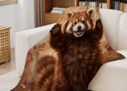 Aimego Raccoon Throw Blanket Raccoon Gifts for Boys Girls 50"x60"