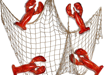 Silipull 5 Pcs Crawfish Balloons Fishing Net Seafood Boil Party Supplies