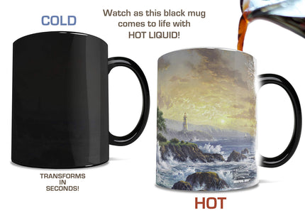 Morphing Mugs Thomas Kinkade Studios Seaside Haven Lighthouse Church 11 oz