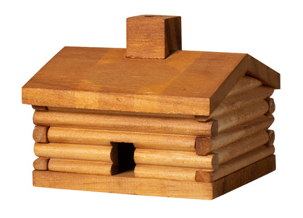Paine's Log Cabin Incense Burner with 10 Cedar Cones