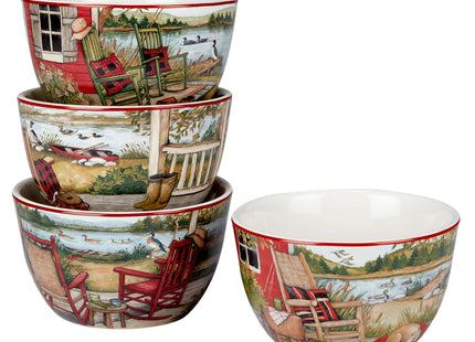 Certified International Lake Retreat 16 pc Dinnerware Set, Service for 4