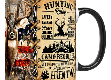 YouNique Designs Deer Hunting Mug Hunter Coffee Cup Gifts for Men