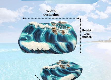 BestGiftEver Sea Turtle Wave Soap Dish